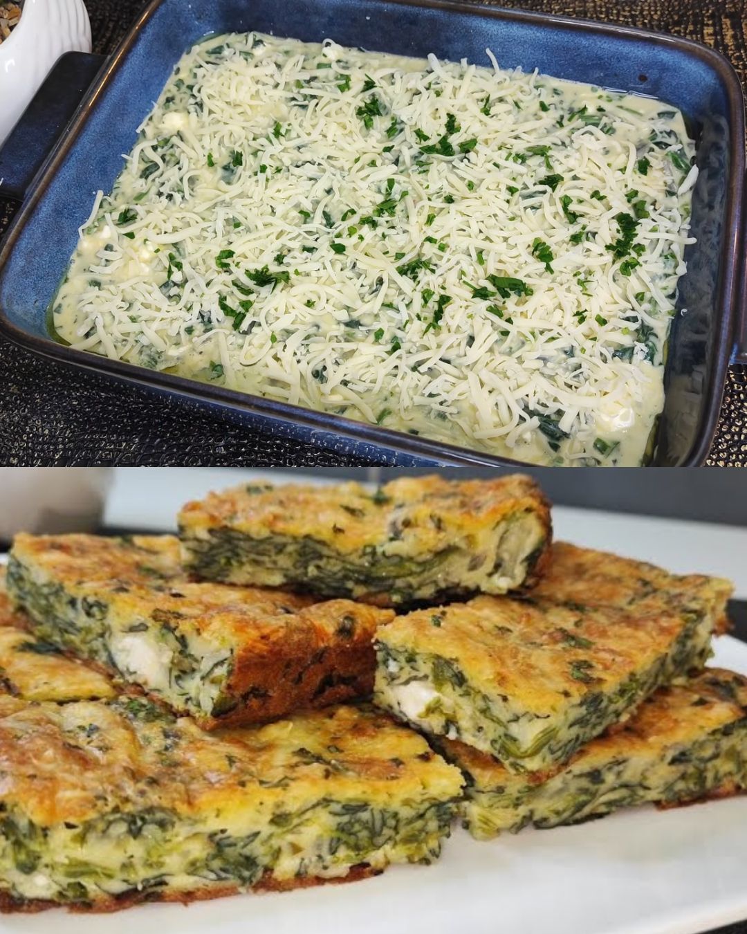 Grandma's Spinach and Cheese Bake