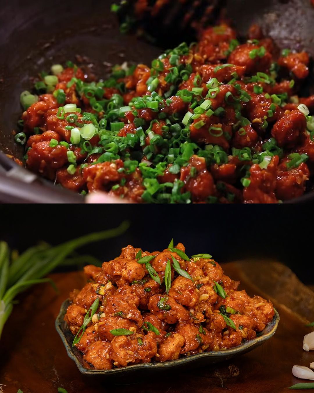 Honey Garlic Cauliflower