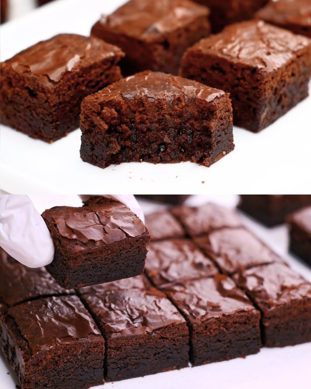 If You Have 1 Egg, No Chocolate, No Butter, No Electric Mixer. Make These Delicious Glossy Brownies.