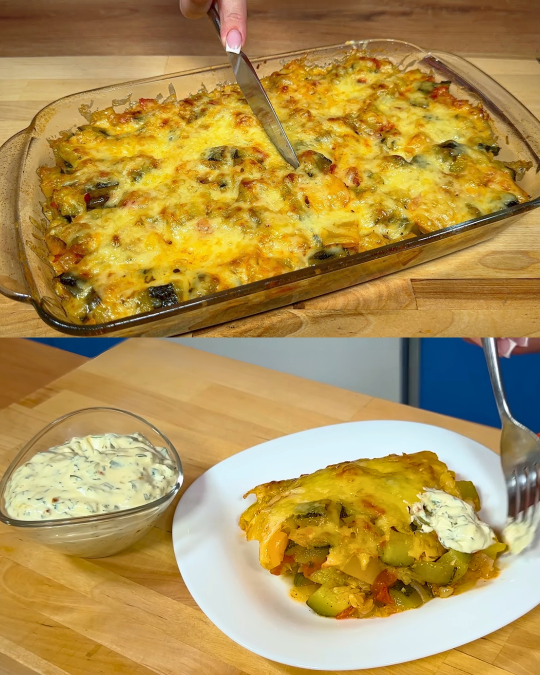 Baked Zucchini and Vegetable Medley