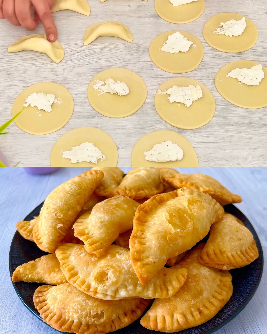 Cheese and Oregano Stuffed Flatbread Recipe