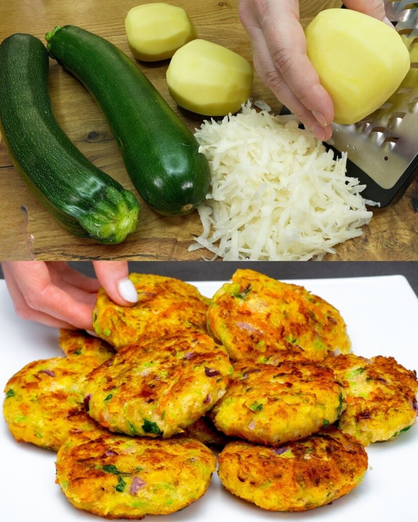 Veggie and Cheese Patties Recipe finished dish