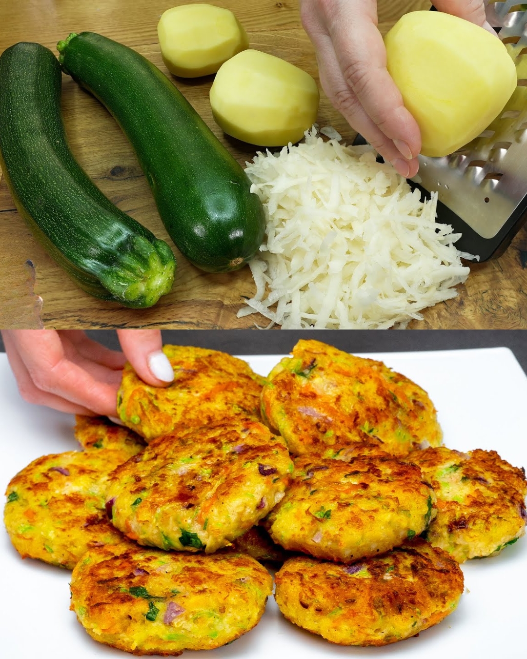 Veggie and Cheese Patties Recipe