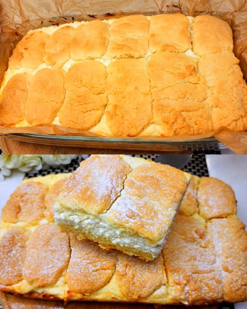 Cottage Cheese Pie finished dish
