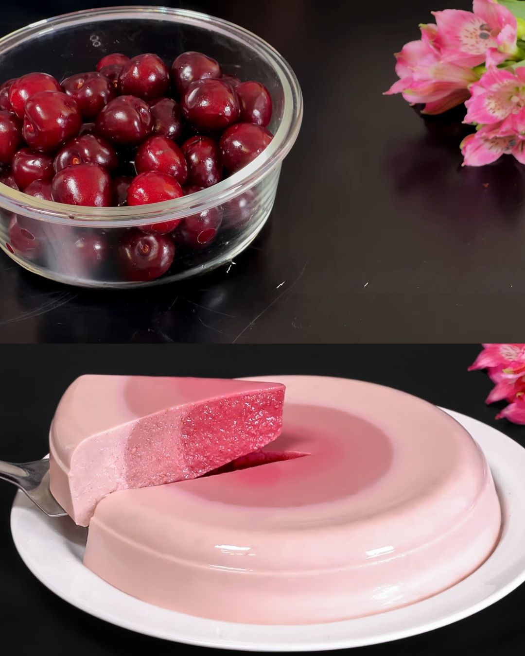 Refreshing Cherry Milk Delight