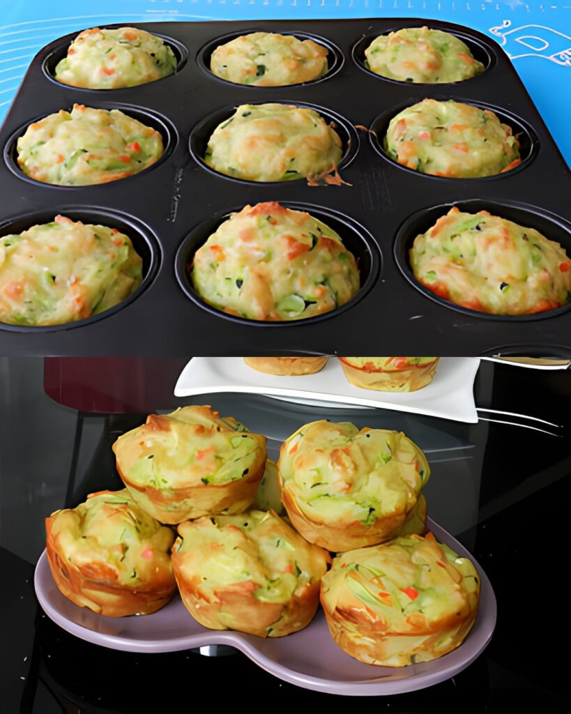 Delicious Zucchini Cheese Muffins Recipe