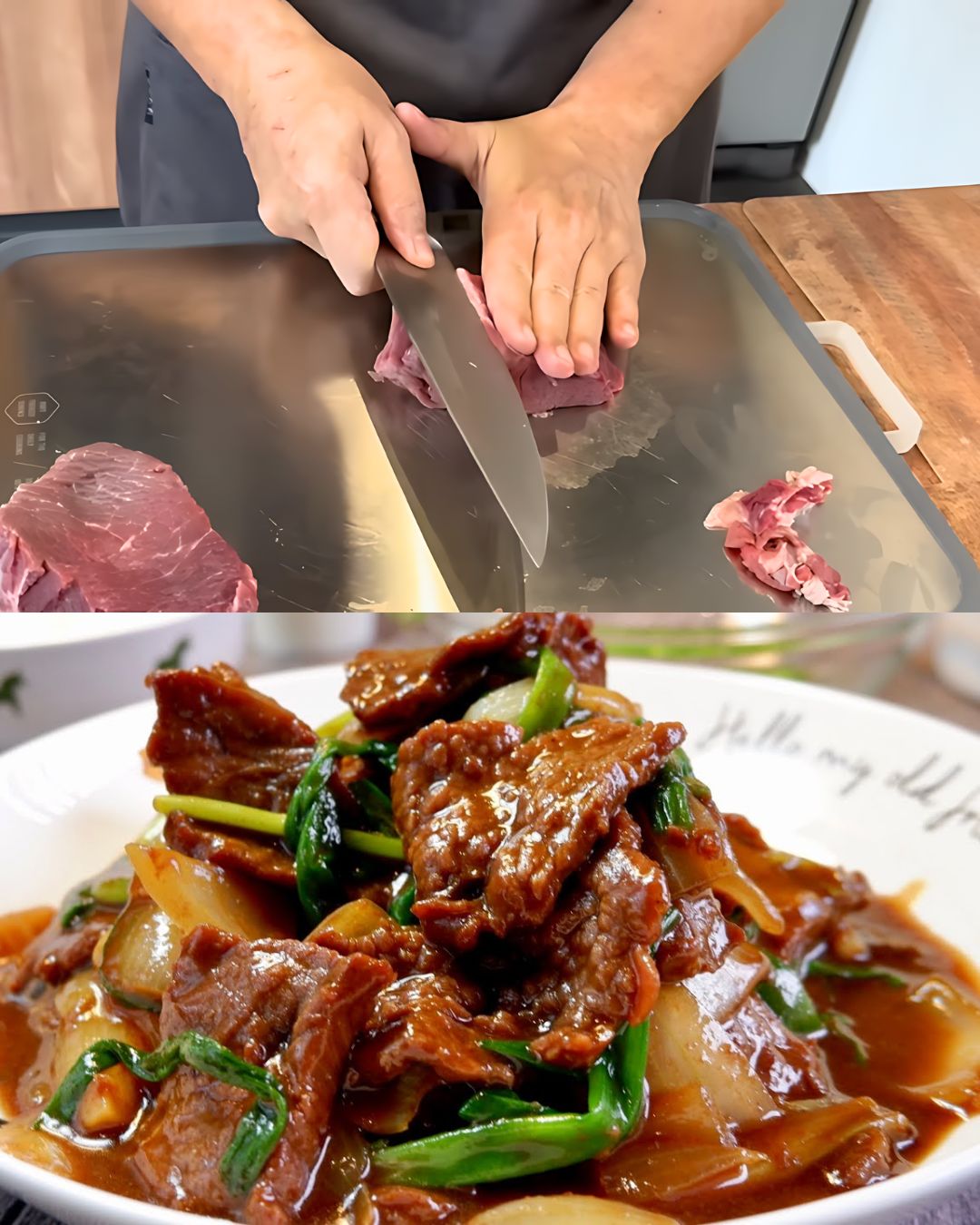 Secret to Making Super Tender Beef & Onion Stir Fry