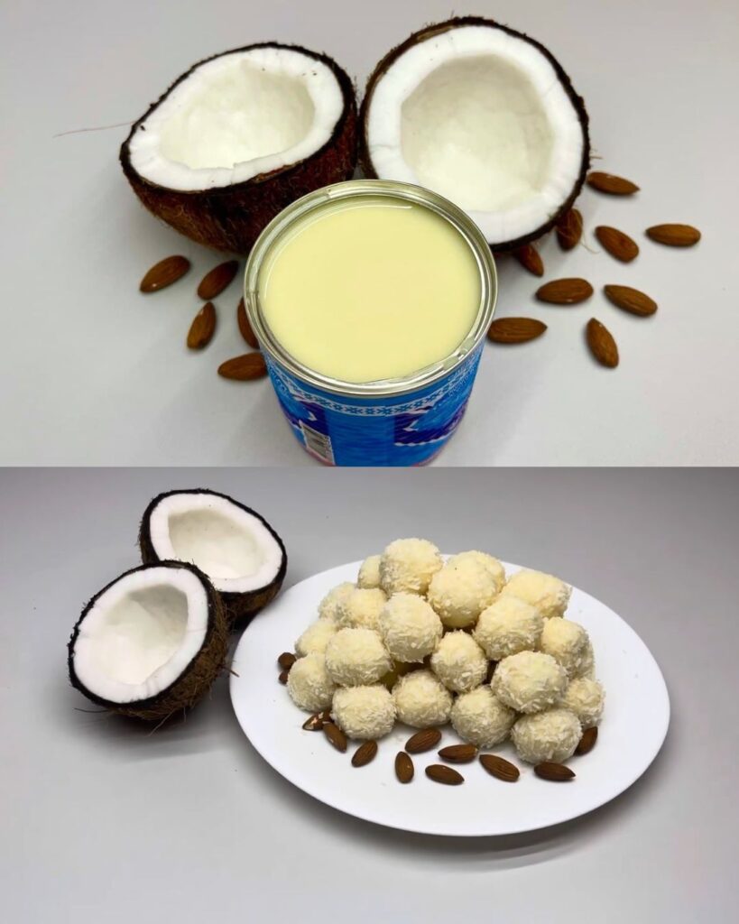Delicious Coconut and Almond Balls