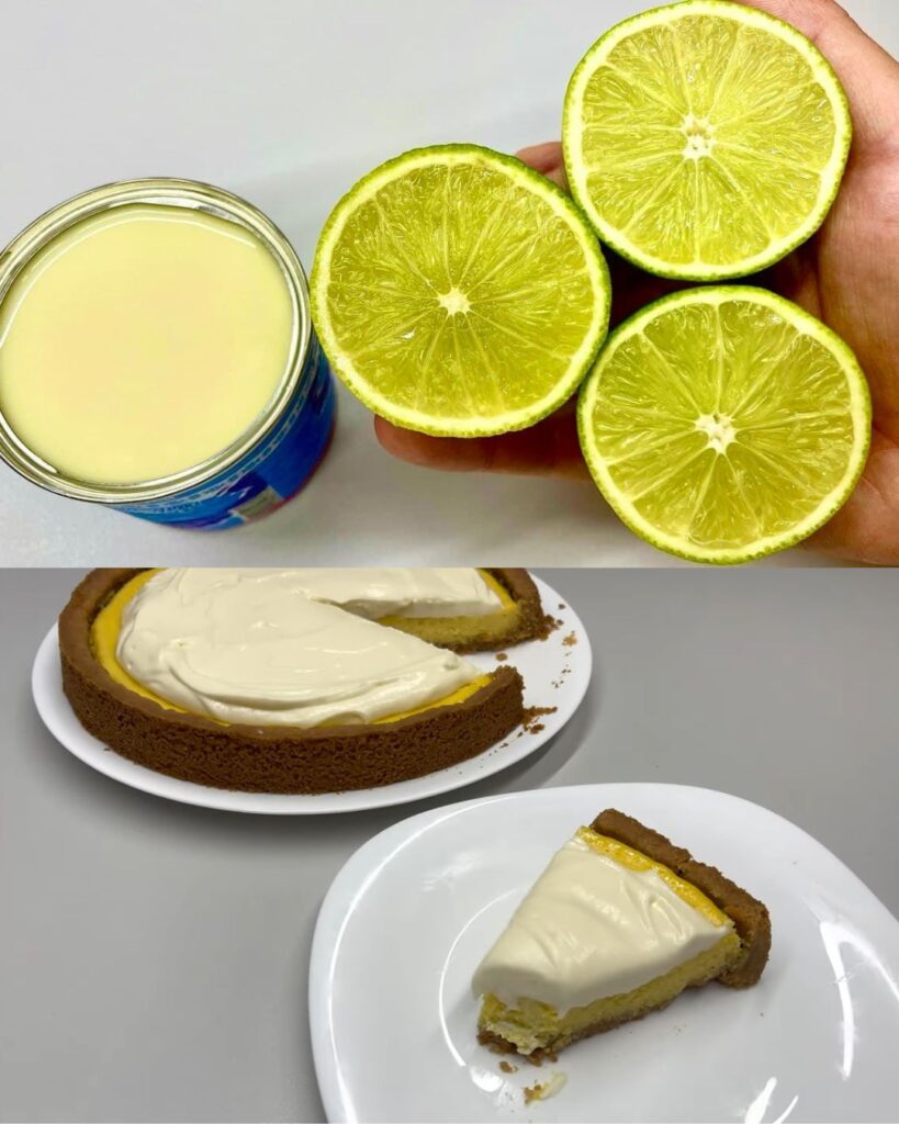 Take condensed milk and lime and you have an incredibly delicious dessert!