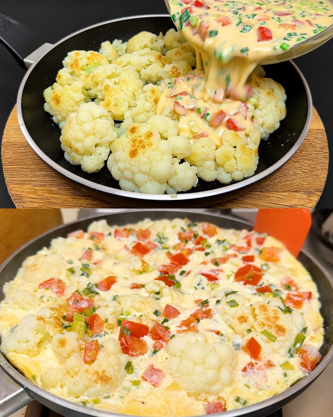 Creamy Tomato Cauliflower Bake
