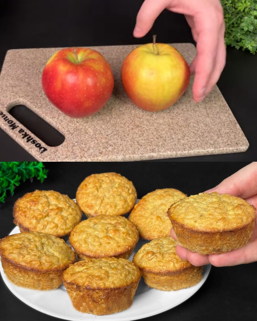 Apple Oatmeal Muffins finished dish