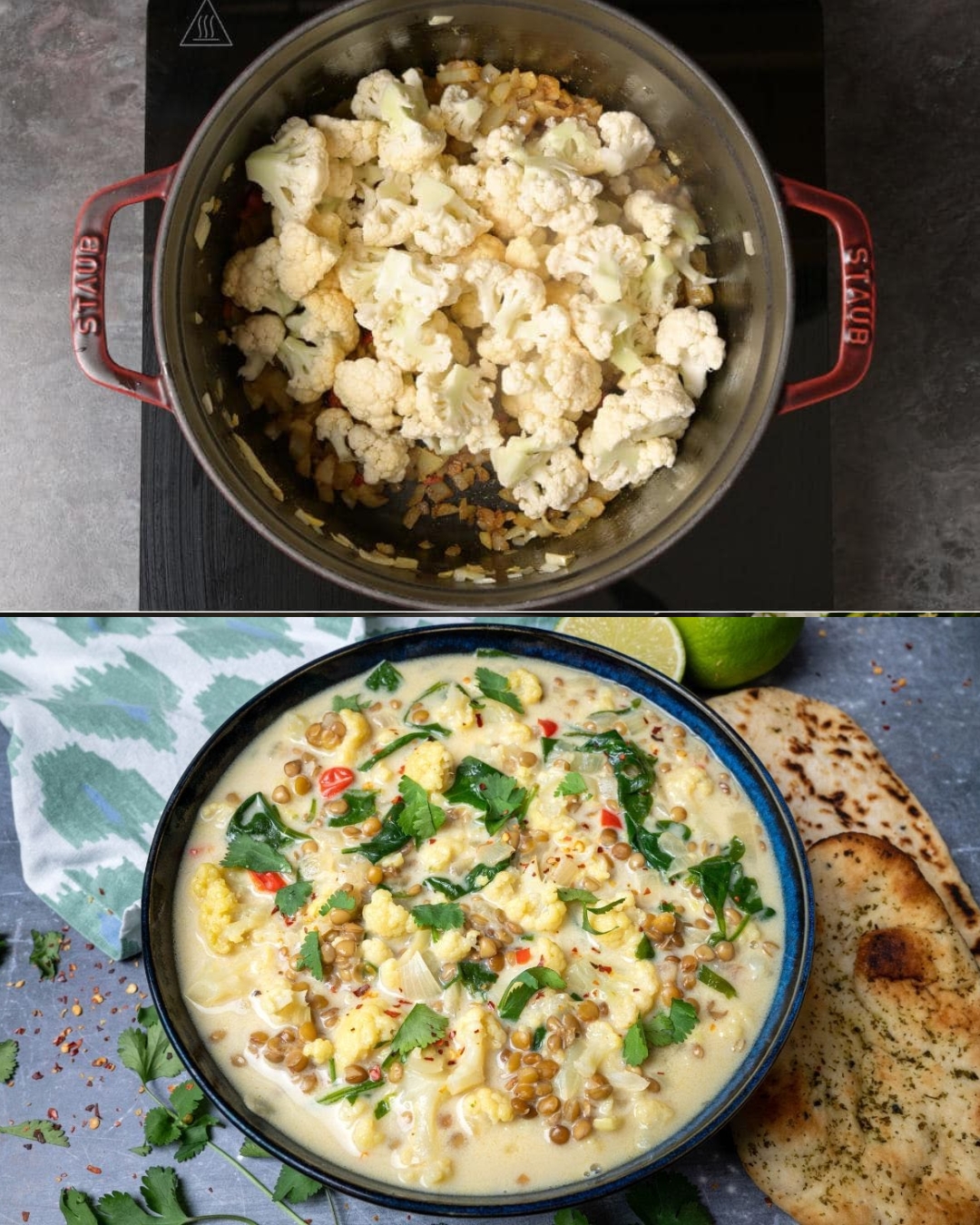 Lentil Cauliflower Soup