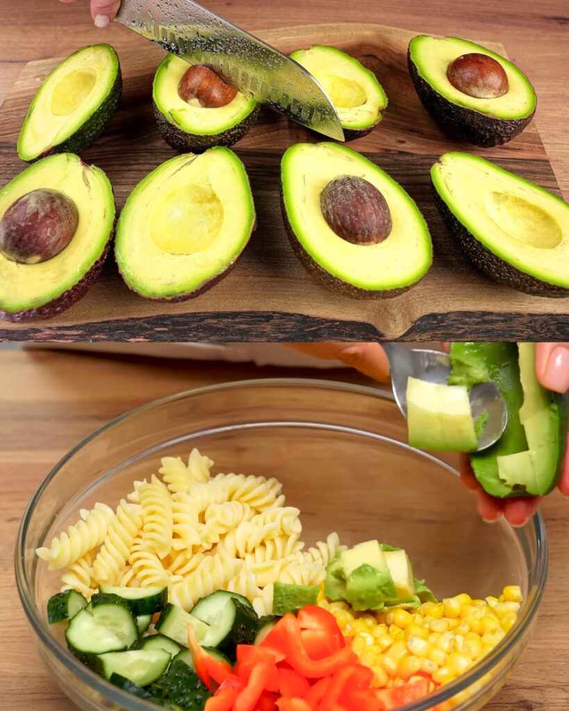 Refreshing Avocado Noodle Salad