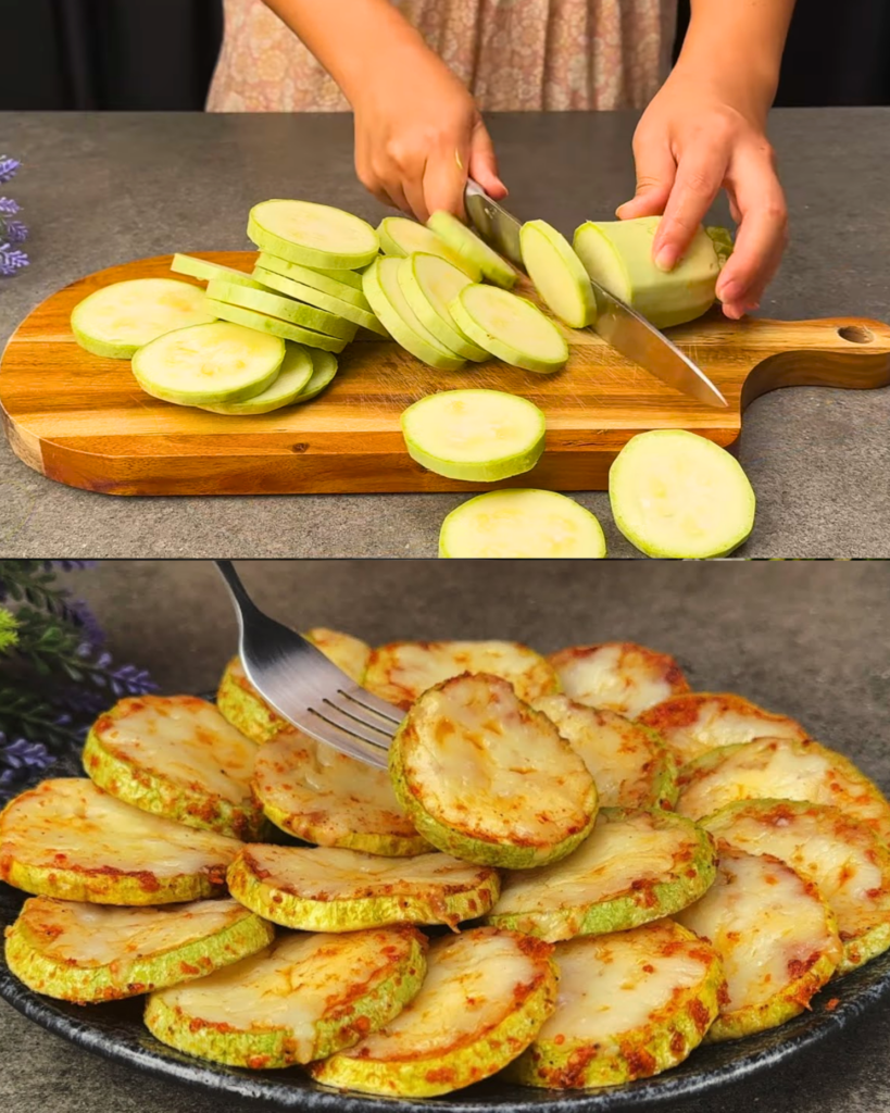 Cheesy Baked Zucchini with Herbs
