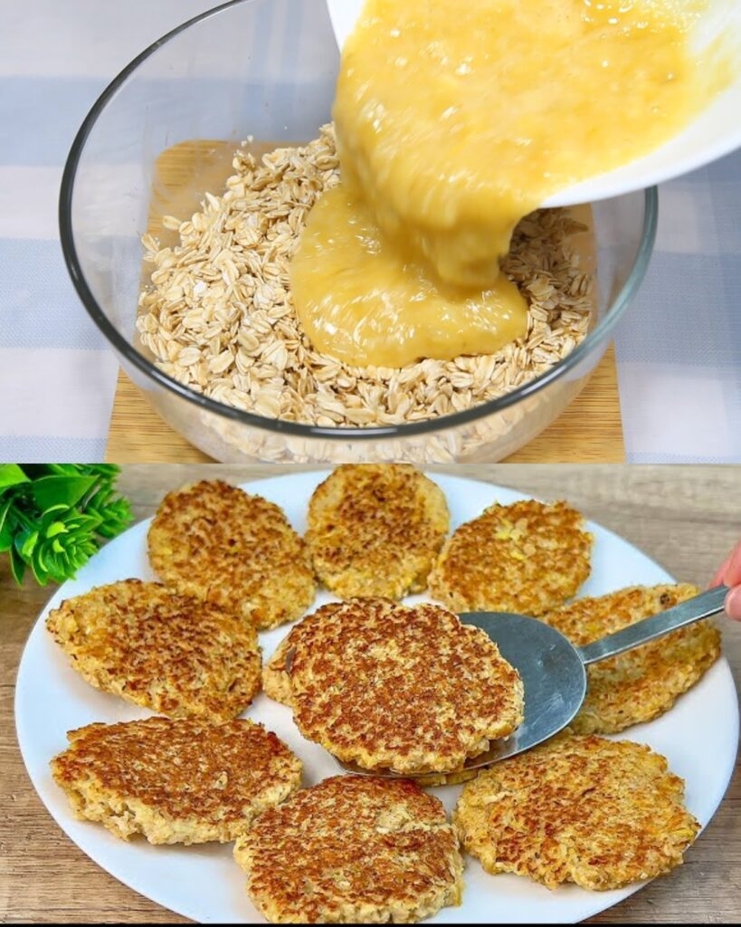 Sugar-Free Apple Banana Oatmeal Pancakes finished dish