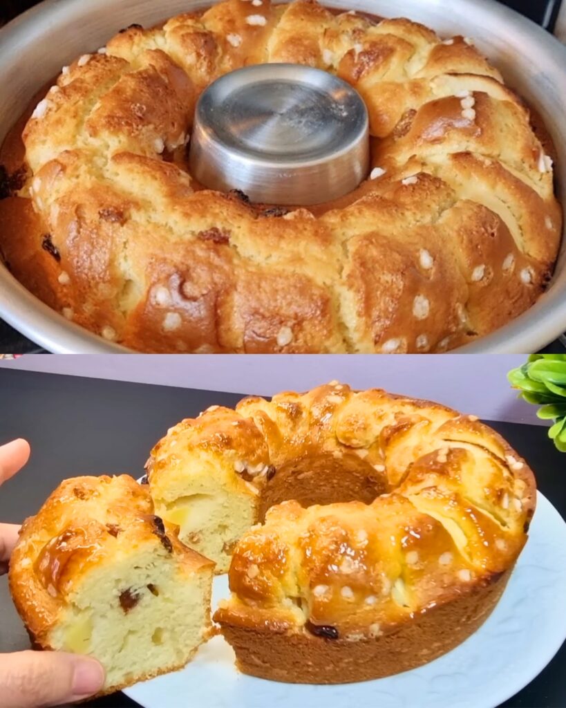 Easy Yogurt and Apple Cake finished dish