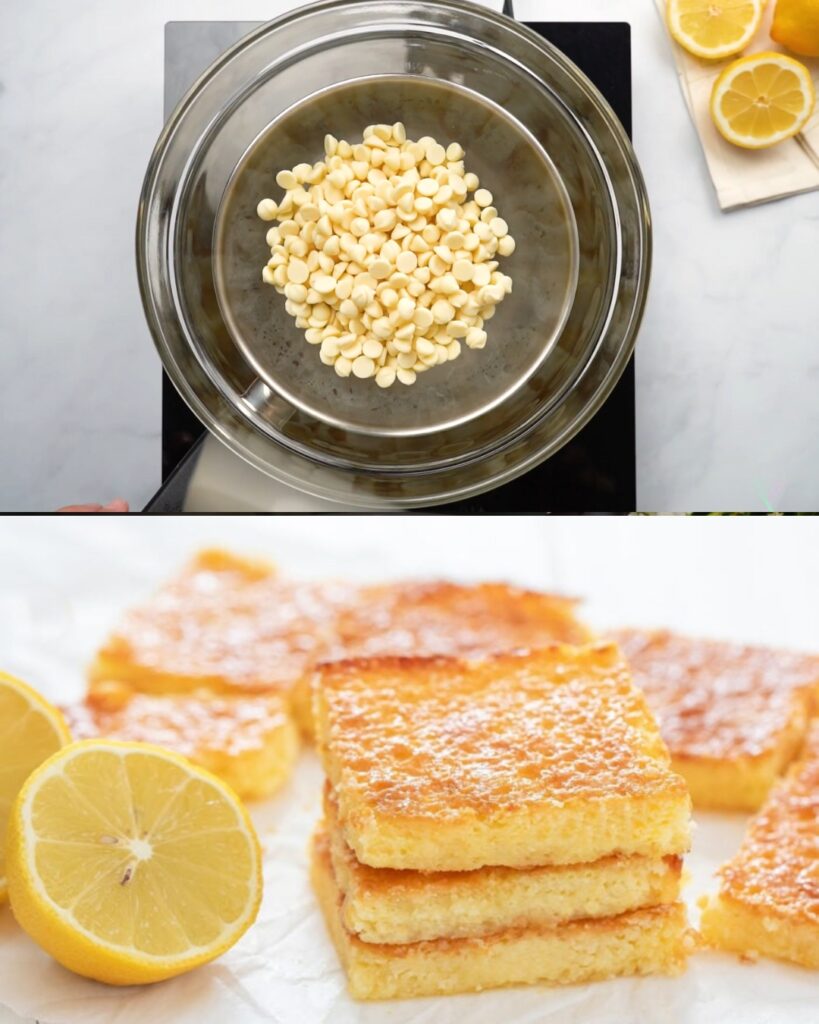 White Chocolate Lemon Brownies