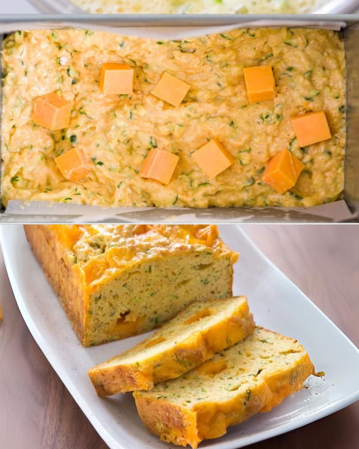Savory Zucchini Cheddar Bread