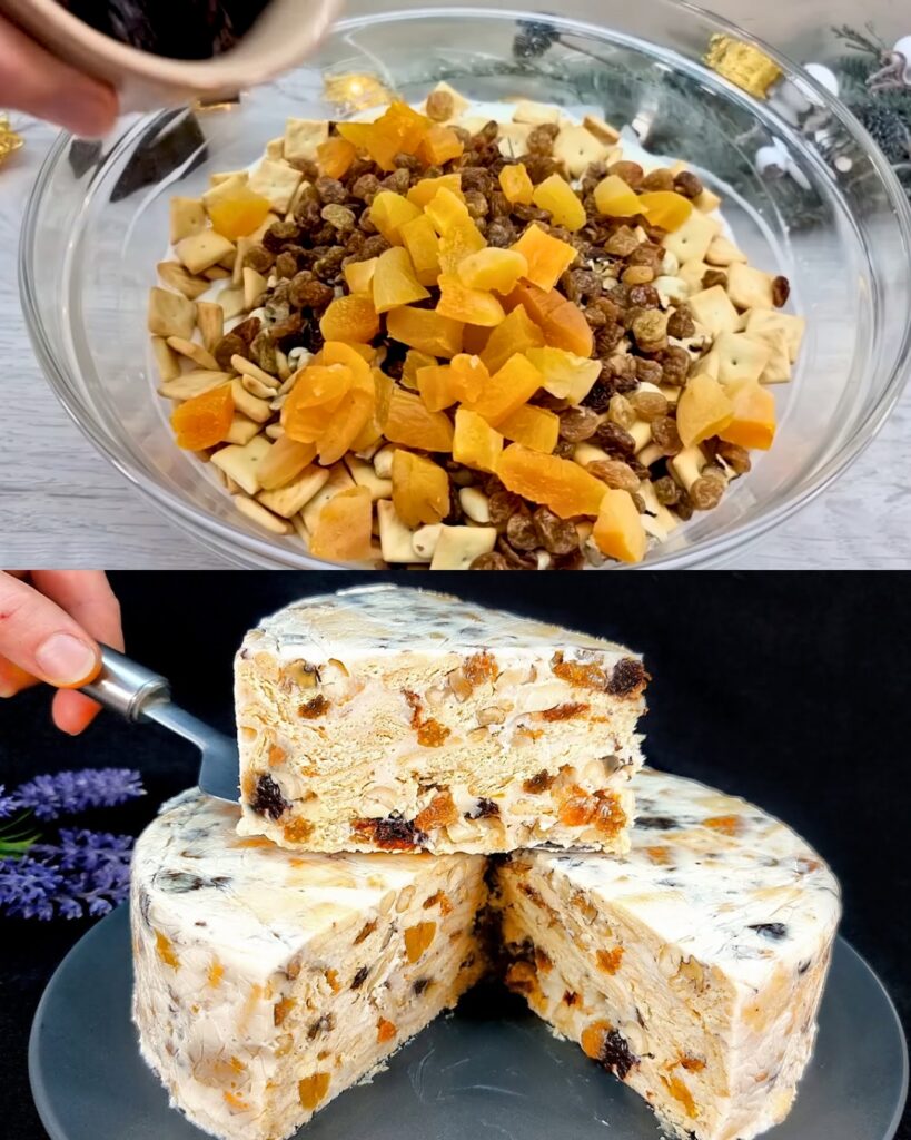 No-Bake Fruit and Nut Delight finished dish