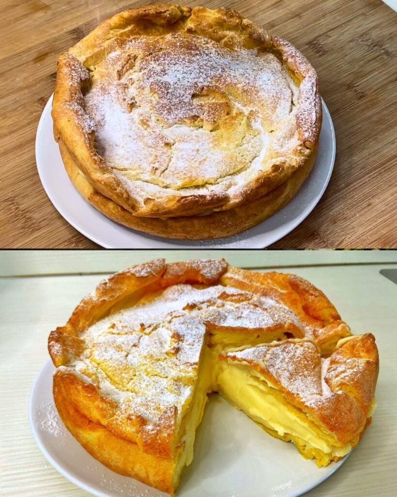 Cream Puff Pastry with Rich Cream Filling finished dish