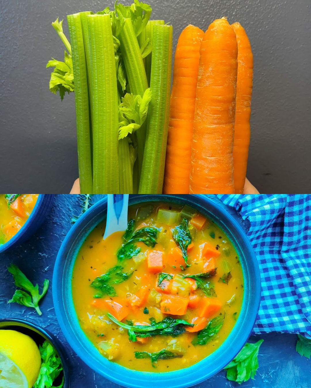 Vibrant Carrot and Celery Soup Delight