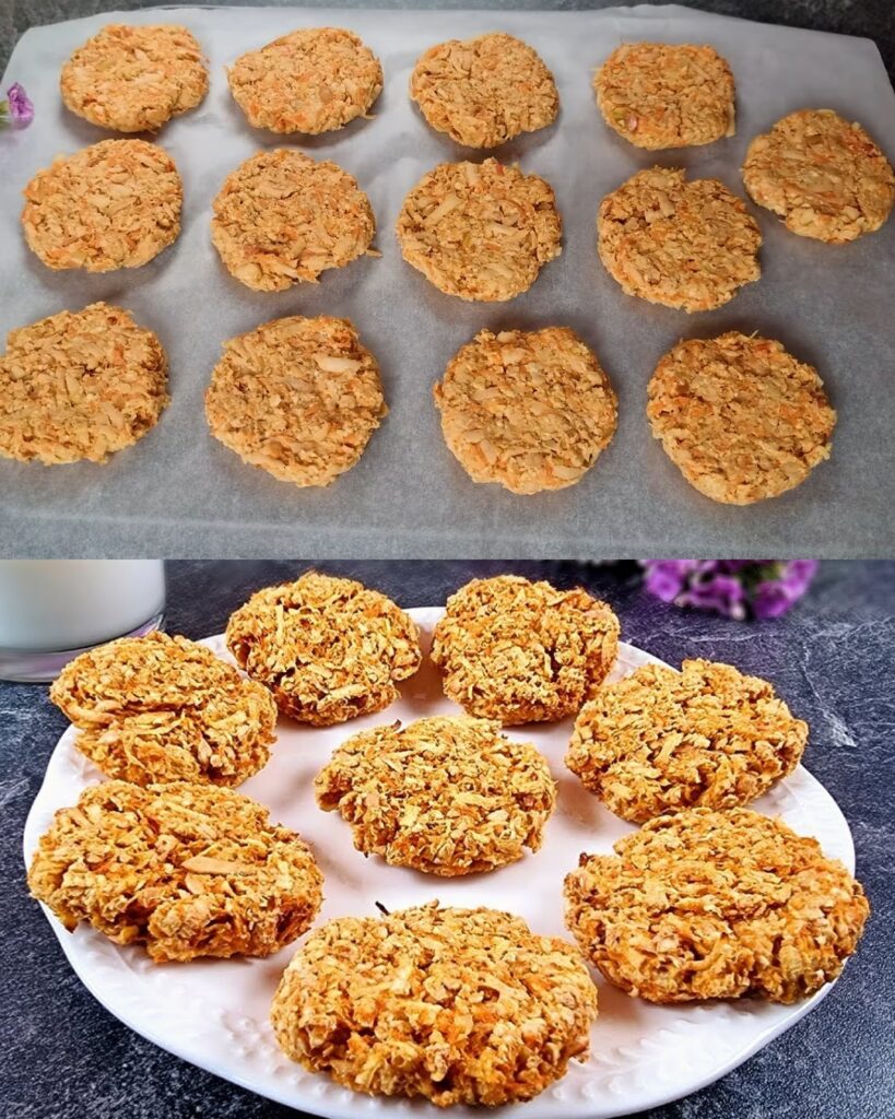 Apple and Carrot Oat Cookies Recipe finished dish