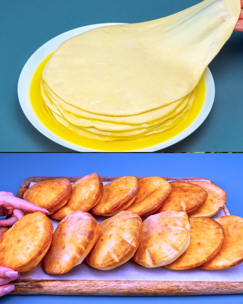 Quick and Easy Flatbread with Garlic Sour Cream Sauce