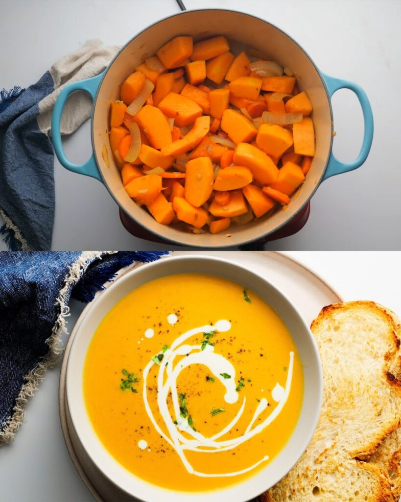 Pumpkin Soup finished dish