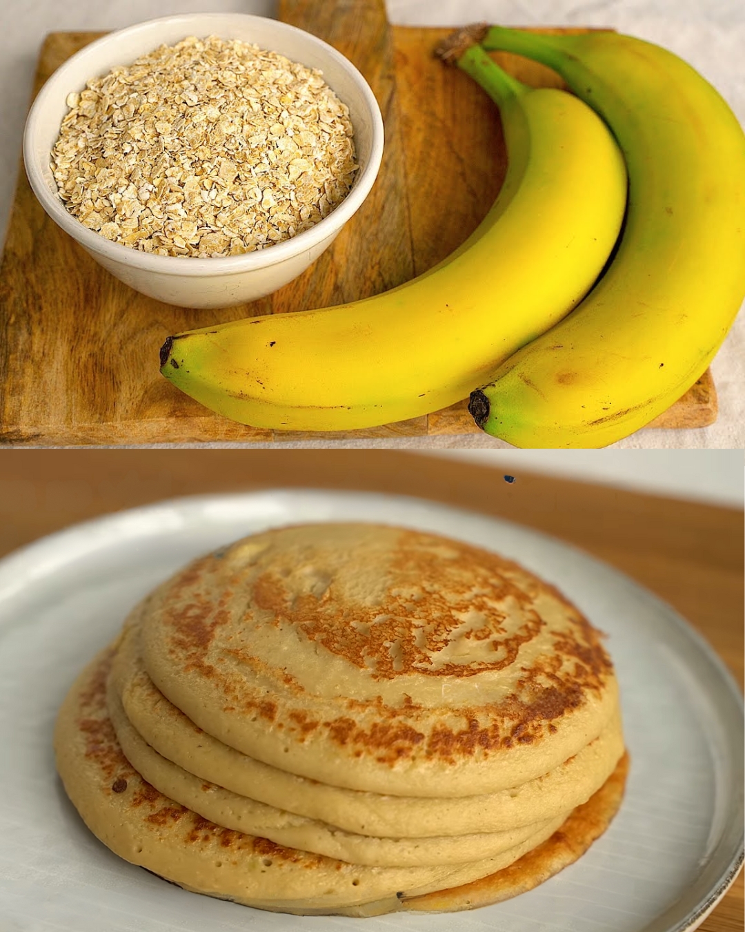 Apple and Banana Breakfast Pancakes