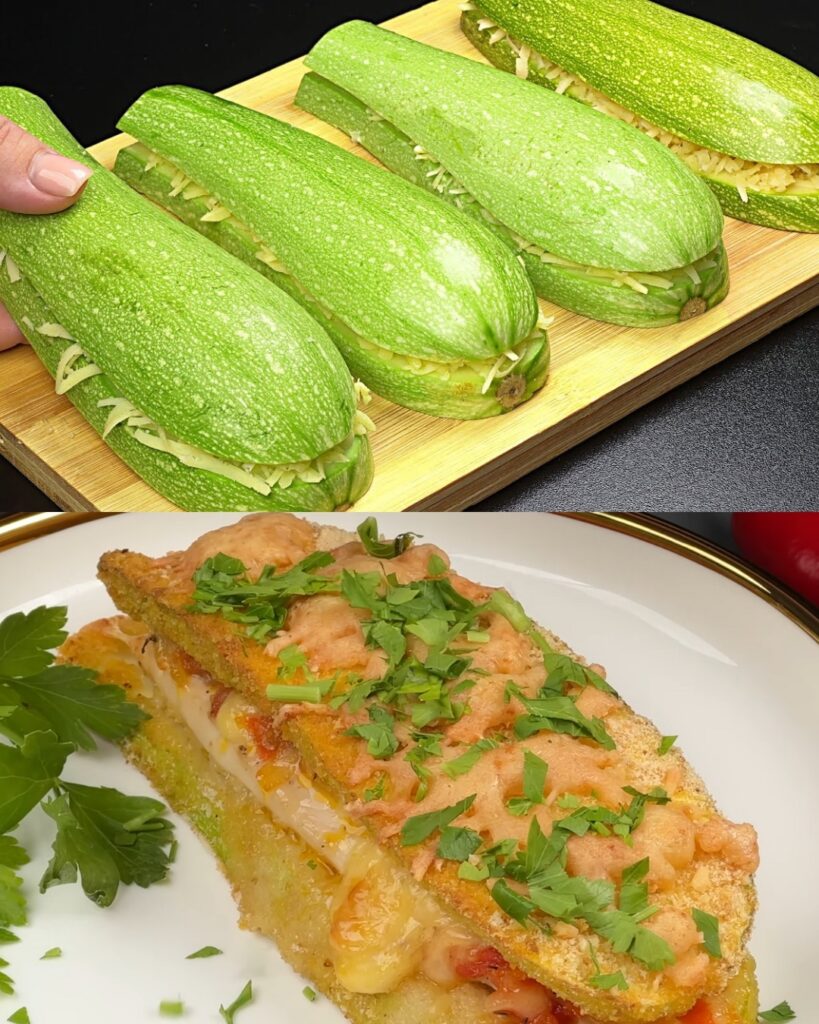 The Most Delicious Zucchini Recipe! I Cook Them Every Day! Very Easy and Quick️ finished dish