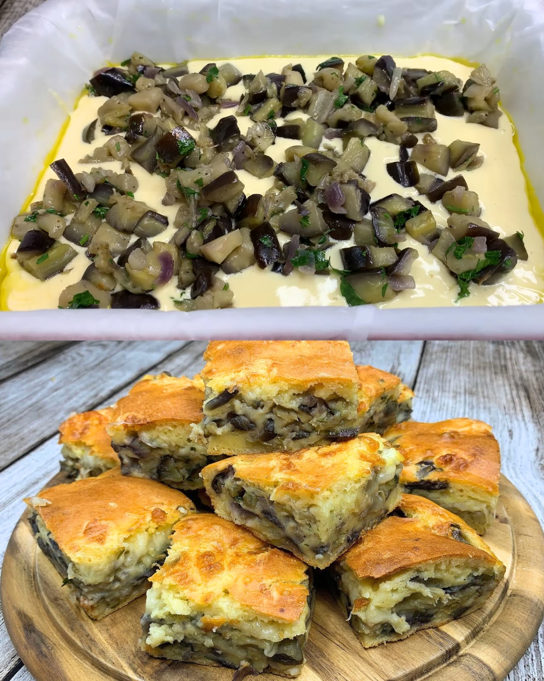 Stuffed Eggplants with Savory Dough: A Crowd-Pleasing Delight!