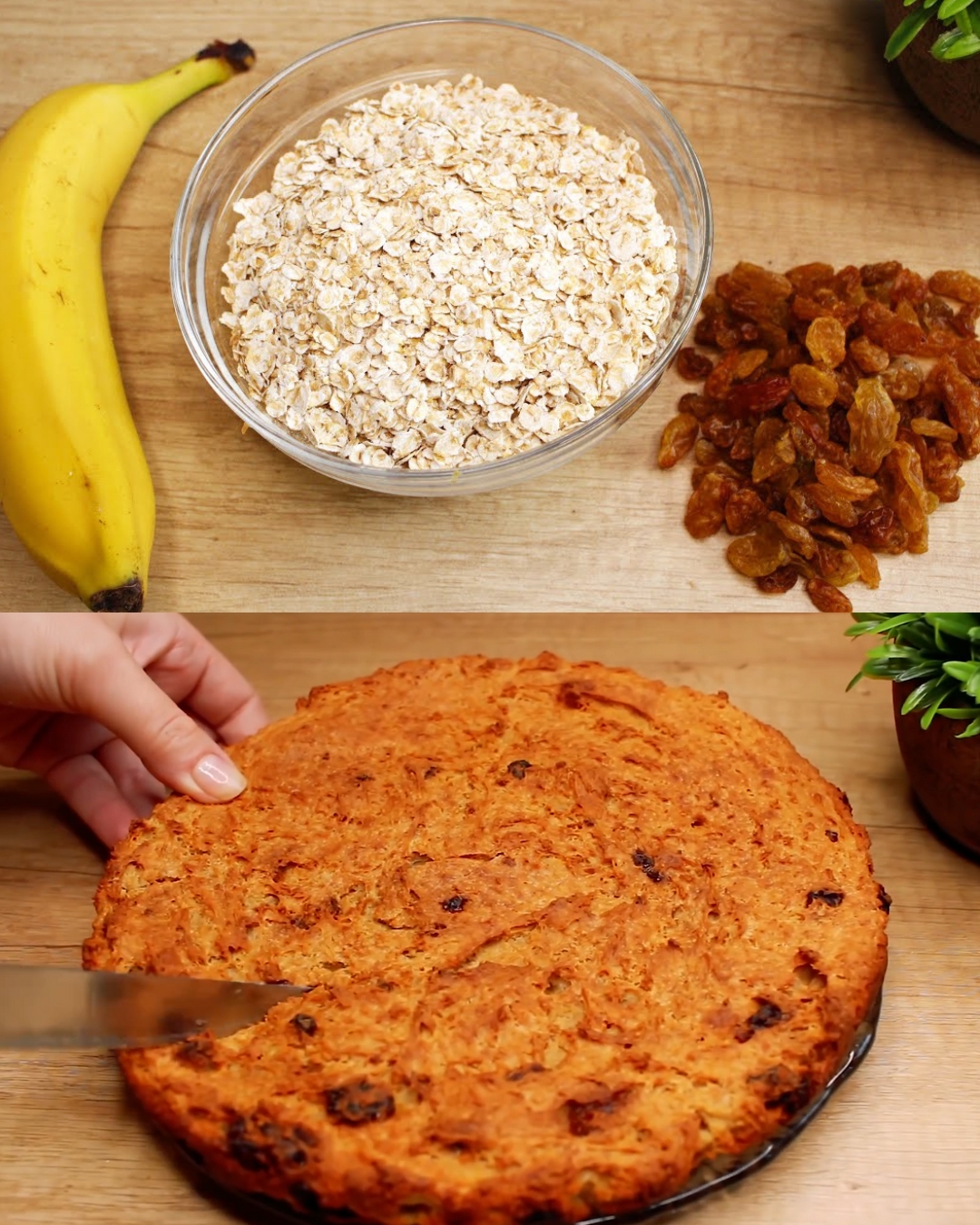 Special Oatmeal Breakfast: Banana and Raisin Delight