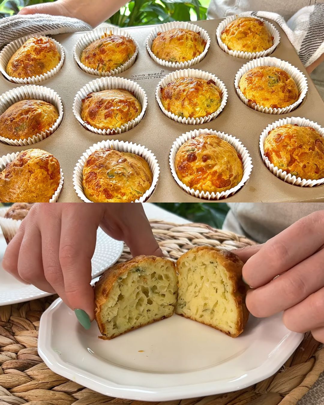 Zucchini has never tasted so good! Healthy and delicious cheese flavored breakfast!