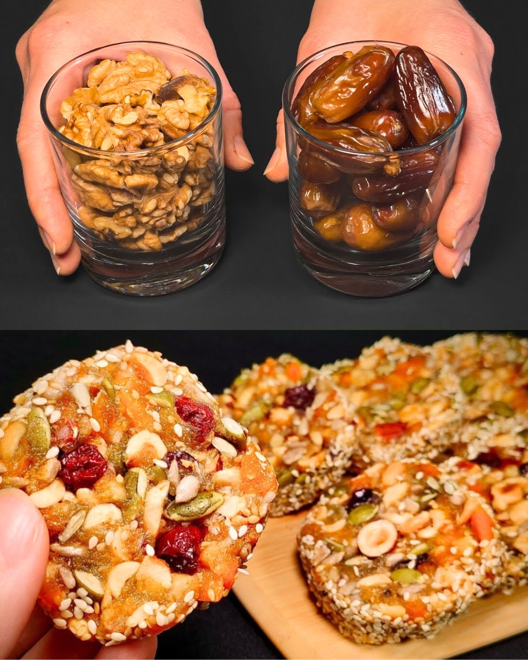 Nut and Seed Energy Bites with Dates and Chocolate