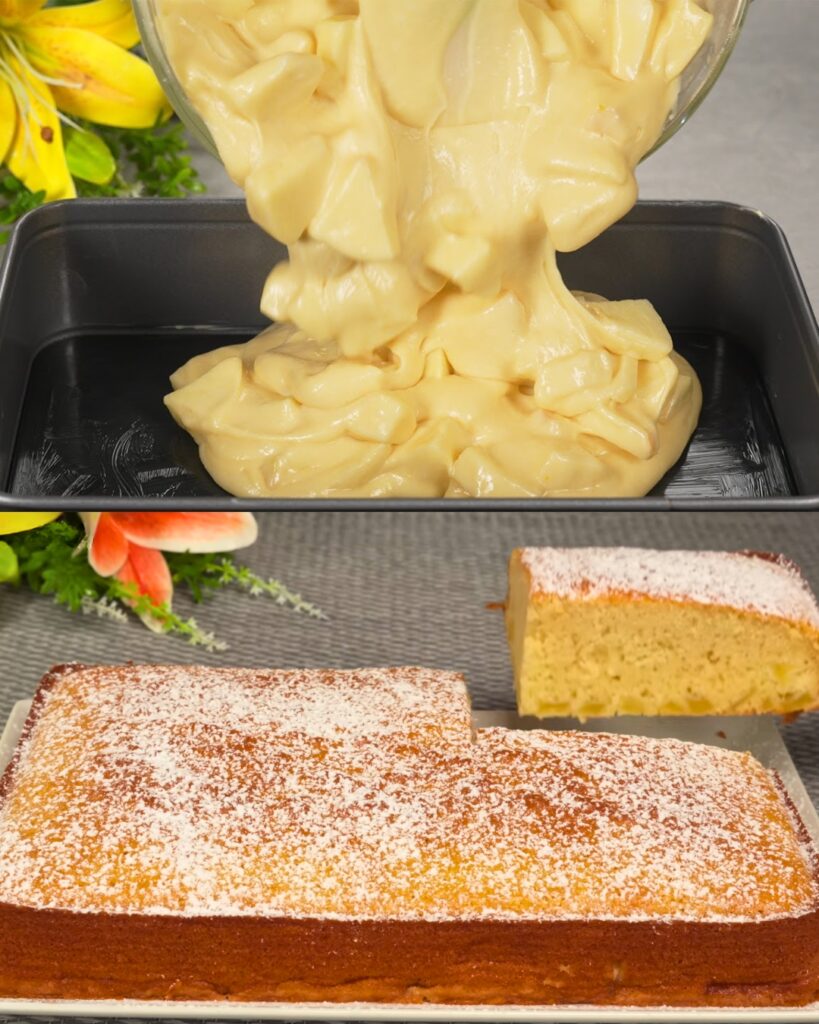 Apple Butter Cake finished dish