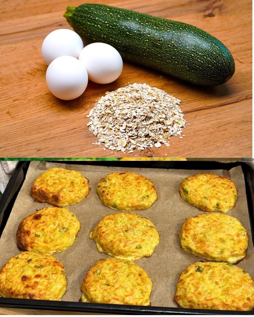 Zucchini and Potato Patties finished dish