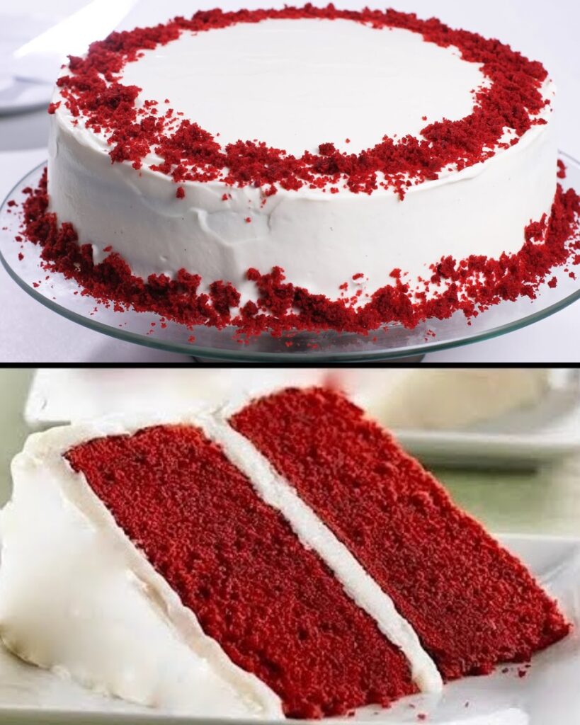 Classic Red Velvet Cake with Cream Cheese Frosting