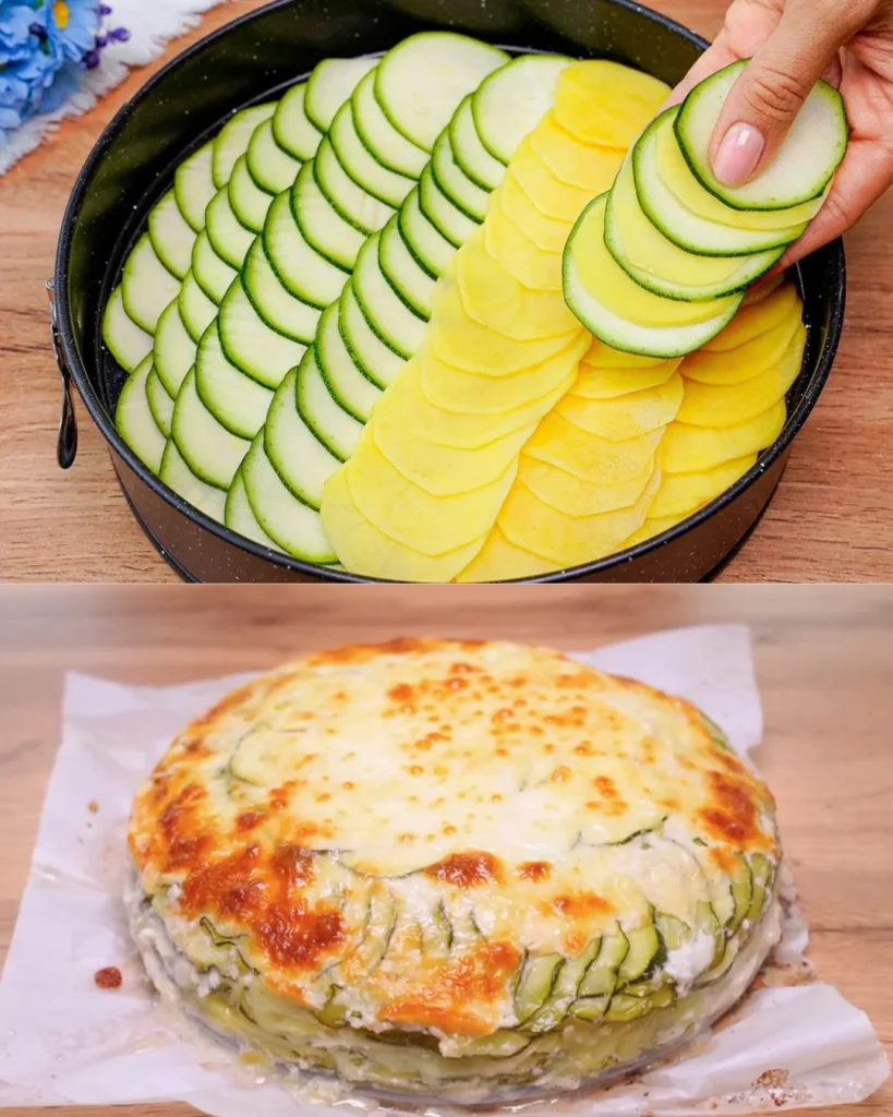 Creamy Zucchini and Potato Bake