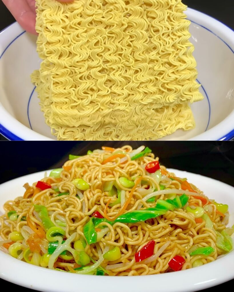 Perfectly Crispy Fried Instant Noodles