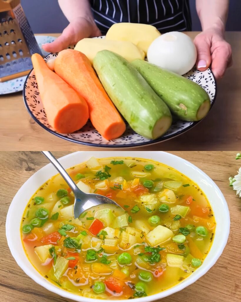 Hearty Vegetable Soup Recipe finished dish