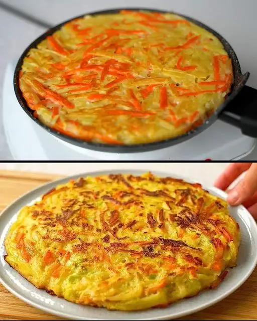 Delicious and Healthy Vegetable Pancake