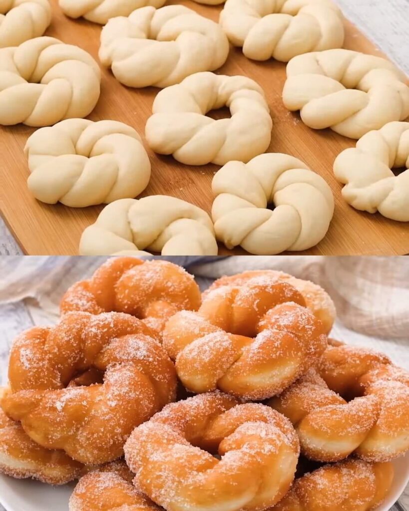 Homemade Yeast Donuts finished dish