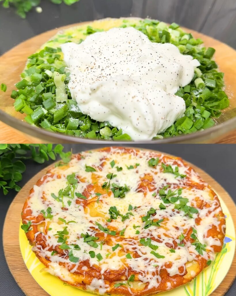 Skillet Potatoes with Eggs and Sour Cream