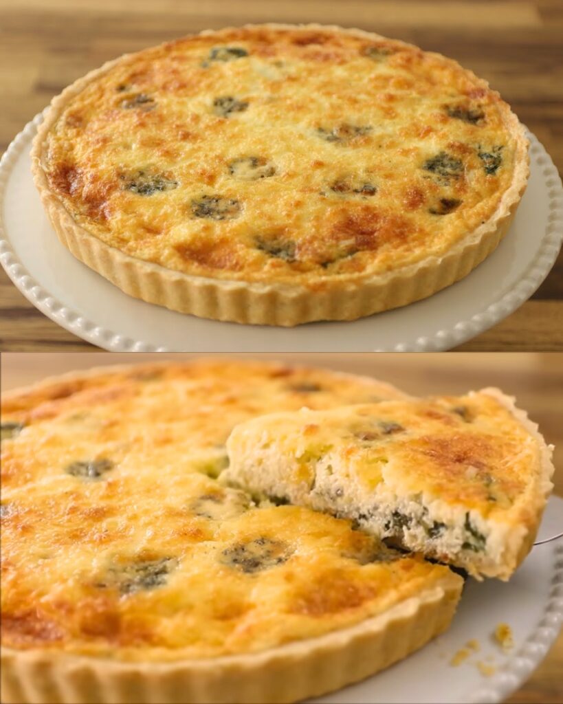 Spinach and Cheese Quiche Recipe