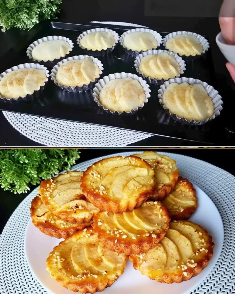 Apple Vanilla Muffins finished dish