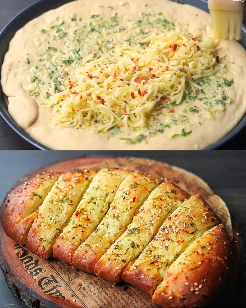Homemade No-Oven Garlic Bread: A Delightful Cheesy Treat