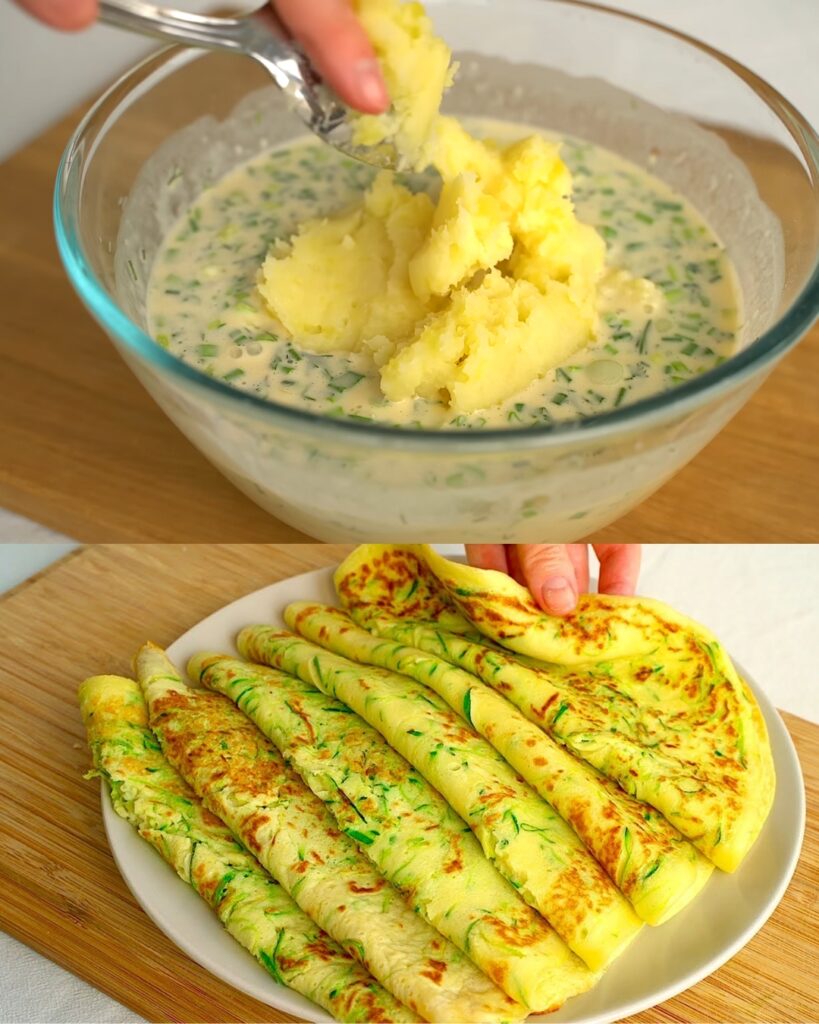 Savory Potato Pancakes Recipe finished dish