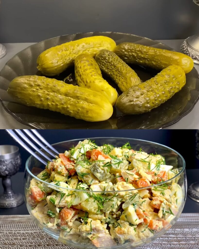 Tasty Salad from Simple Products! No Mayonnaise Needed
