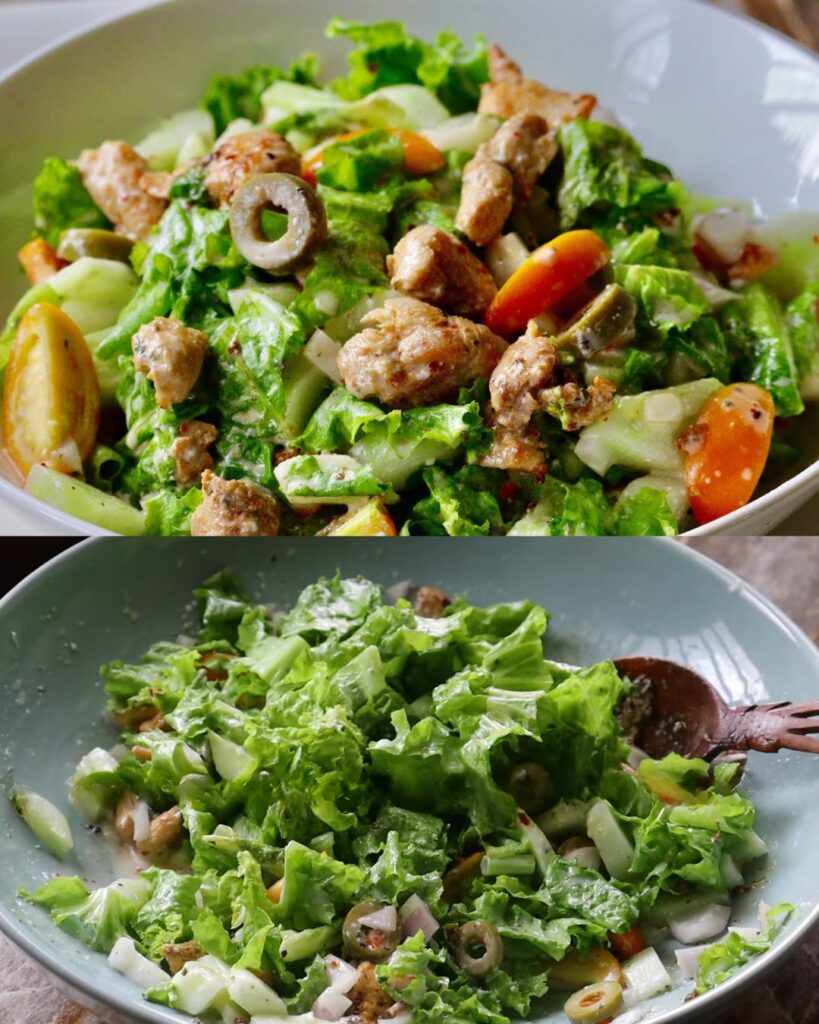Healthy Chicken Salad Recipe finished dish