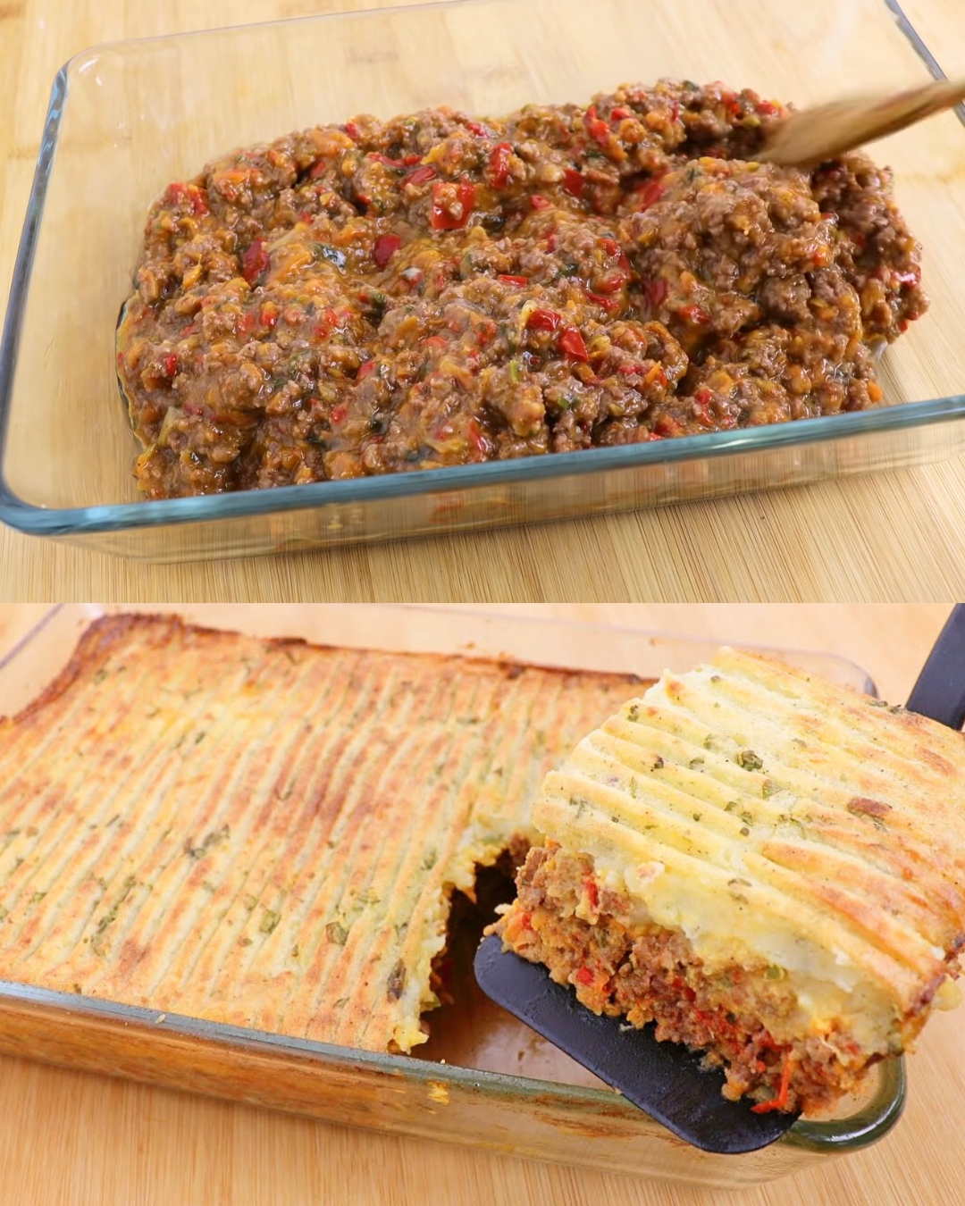 Easy and Delicious Potato and Meat Bake